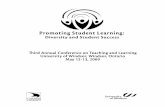 Promoting Student Learning - CTL Announcementscleo.uwindsor.ca/oakland/2009/downloads/tlconf-programme.pdf · Susan Awbrey, Virinder K. Moudgil Budget, ... Brian Cowan, Beverley Hamilton,