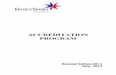 DSA Accreditation Program H9 - DanceSport Australia ·  · 2015-03-10DSA Accreditation Program Revised July 2013 [Revision H9.1] FORWARD ... to assist with the acquisition of knowledge