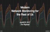 Modern Network Monitoring for the Rest of Us - AusNOG · Modern Network Monitoring for the Rest of Us ... Push vs Pull 6. CC-BY AusNOG 2017 Time Series 7. ... Monitoring Strategy