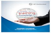 Training Calendar - LNTECC · It gives me an immense pleasure to release our next half yearly Training Calendar for ... ers & spl. piles ... Benefits of BBS Target Group : Supervisory