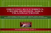 Driving SucceSSful croSS-BorDer M&A TrAnSAcTionSmaadvisor.net/MAA-market-intel/best-practices/second-edition/part... · croSS-BorDer M&A TrAnSAcTionS Merrill ... Understand the opportunity
