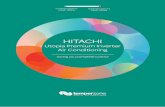 HITACHI - Temperzone an internal drain pump and exclusive anti-bacterial agent ... Hitachi ducted systems can be combined ... removes accumulated condensate from the drain ...