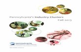 Pennsylvania’s Industry Clusters - Center for Workforce Information & Analysis … Industry Clust… ·  · 2016-06-13Center for Workforce Information & Analysis Tom Corbett, ...