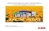 Environmental Product Declaration - ABB Group · energy savings over less efficient ... from energy production, hence the most significant environmental aspect of ABB Automation,