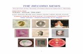 THE RECORD NEWS - University of Chicago RECORD NEWS The journal of the ‘Society of Indian Record Collectors’, Mumbai ISSN 0971-7942 Volume - Annual: TRN 2007 ...