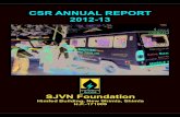 csr ANNUAL REPORT -2014 - SJVN Limitedsjvn.nic.in/.../Portal/Magazine/Document/21_1_csr_ANNUAL_REPORT … · w CSR Policies of various other institutions pioneered in CSR works like