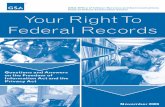 GSA Office of Citizen Services and Communications Federal ... · GSA Office of Citizen Services and Communications Federal Citizen Information Center. Your Right To Federal Records.