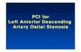 PCI for Left Anterior Descending Artery Ostial Stenosis LAD.pdf · Cardiovascular Research Foundation ANGIOPLASTY SUMMIT LAD Ostial Lesion Limitations of PCI • High elastic recoil