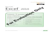 Microsoft Excel 2010 - CCI Learningccilearning.com/store-ca/wp-content/uploads/2014/10/3244-Excel... · Microsoft® Excel ® 2010 Expert ... Lesson 3 Formulas and Functions ... The