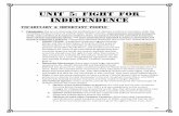 unit 5: Fight for Independence - Study Guidesstudy-guides.weebly.com/uploads/3/2/6/6/3266009/unit_5_study_guide.pdfunit 5: Fight for Independence Vocabulary & Important People 1. ...