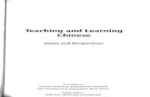 Teaching and Learning Chinese - University of North Floridayongan.wu/fabiao/2010 Effects of Using prompt... · Teaching and Learning Chinese Issues and Perspectives edited by Jianguo