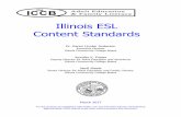 Illinois ESL Content Standards - ICCB LLINOIS ESL C ONTENT S TANDARDS I NTRODUCTION Illinois Community College Board Illinois ESL Content Standards 2017 2 Introduction to the 2017