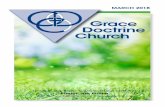 Grace Doctrine Church - admin.joegriffin.orgadmin.joegriffin.org/Bulletins/2018-03_MAR-bulletin-web.pdfTranscriptions: Sharon Fehrn, Melinda ... Roger and Michele Wiedner, Harry and