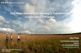 Five Ways How Remote Sensing is Transforming Conservation ... · Five Ways How Remote Sensing is Transforming Conservation in Practice . ... Guinea-B %uritania Mali Guinea ... Rusaba