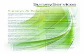 Surveys & Research - Yellow Pages€¦ · Survey Services is Australian Survey Research's full-service survey and research bureau. The bureau assists clients manage their total information
