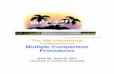 The 10th International Conference on Multiple Comparison ... · Conference on Multiple Comparison Procedures ... 10th International Conference on Multiple Comparison Procedures ...