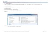 5.5.1.7 Lab - Schedule a Task Using the GUI and the at ... · 5.5.1.7 Lab - Schedule a Task Using the GUI and the ... In this lab, you will schedule a task using the Windows 7 GUI