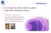 TC 57/WG13, WG14, WG16 & WG21 CIM Model Manager Report …cimug.ucaiug.org/Meetings/EU2016/Presentations/CIM Users Group Day... · TC 57/WG13, WG14, WG16 & WG21 CIM Model Manager