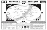 Hawaii’s Sky Tonight 2018 MARCH - Bishop Museum€¦ · Hawaii’s Sky Tonight ... Full 3/1& 3/31 ˜Aldebaran = Kapuahi (Sacred Fire) ˜Arcturus = Hōkūle'ā ... Look for stars