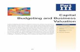 Capital Budgeting and Business Valuation - Textbook …€¦ ·  · 2013-09-0610 Capital Budgeting Decision Methods ... Capital budgeting and business valuation concern two subjects