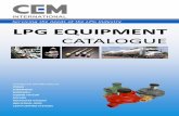 LPG Equipment Catalogue 2008 (Online) - Vapor Gas · Supports Medium and high capacity Loads as shown. Inlet pressure at 30 PSI with ... Marshall First stage high-pressure regulator