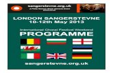 LONDON SANGERSTEVNE 10 12th May 2013 - … SANGERSTEVNE 10-12th May 2013 International Choral Festival Weekend ... Fisher, arr. Mark Brymer) A Little Jazz Mass — Kyrie, Gloria, Sanctus,
