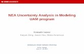 NEA Uncertainty Analysis in Modeling UAM program Uncertainty Analysis in Modeling ... Exercise I-1: “Cell Physics” Exercise I-2: ... Exercise II-1a. Transient - Exercise II-1b.