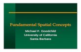 Fundamental Spatial Concepts - University of California ...good/275/uiucdec06.pdf · Fundamental Spatial Concepts ... What fundamental concepts? ... – ability to use tools and technologies