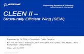 Structurally Efficient Wing (SEW) Structurally Efficient Wing (SEW) Author: Federal Aviation Administration Created Date: 5/1/2017 10:48:55 AM