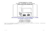 THERMOLYNE Type 10500 Furnace - Cole-Parmer Type 10500 Furnace OPERATION MANUAL ... QUALIFIED ELECTRICIAN WHO INSURES COMPATIBILITY ... Supplied with Chromel/Alumel thermocouples.