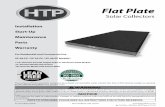 Flat Plate - HTP - Water and Space Heating Plate Solar Collectors Installation Start-Up Maintenance Parts Warranty For Residential and Commercial Use SS-26-FP / SS-32-FP / SS-40-FP