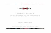Particle Physics 1 - Nikhefi93/Master/PP1/2017/Lectures/Lecture2017.pdf · These are the lecture notes for the Particle Physics 1 ... in Particle Physics” Meanwhile in its 4th edition