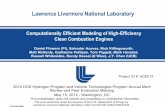 Computationally Efficient Modeling of High-Efficiency ... · Computationally Efficient Modeling of High-Efficiency ... Lund Institute ... improvement over current engine efficiency.