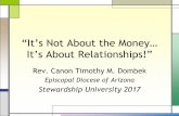 “It’s Not About the Money… It’s About Relationships!”images.acswebnetworks.com/1/2279/RelationalStewardshipPPT1.pdf · of Pastoral Care in the best possible way It’s what