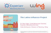 The Latino Influence Project - Experian Consumer Expectations Index ... internet has become their primary ... adopting cultural elements from their U.S. host culture