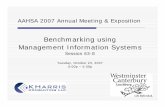 Benchmarking using Management Information … using Management Information Systems Session 63-E Tuesday, ... Scorecard Perspectives ... B iBy payor mix