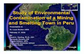 Study of Environmental Contamination of a Mining … of Environmental Contamination of a Mining ... – ICP/DRC/MS (CDC) • Water (26) – ICP EPA Method 200.7 (Environmetrix) •