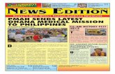 awaii s Only weekly FilipinO -a merican newspaper PMAH ... · free medical serves for Cabanatuan City’s poor-est of the poor in its 89 ˛ &!. Cabanatuan is considered the com- ...
