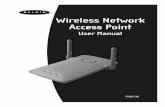 Wireless Network Access Pointcache- your wired LAN to the WAP via a 10Mbps connection using a ... Installing the Wireless Access Point Manager Software 5. The installer will create
