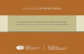 Continuous Glucose Monitoring - siGMacgmonitoring.net/img/TES_CGM_Guideline.pdf · Authors: david C. Klonoff (chair), Bruce Buckingham, Jens s. Christiansen, Victor M. Montori, William
