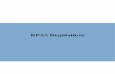 RPAS Regulations - AirportUAV - Drone Hub · 1 ARRANGEMENT Of REGULATIONS PART I PRELIMINARY PROVISIONS 1. Citation 2. In te rp eta ion 3. Application PART II CLASSIFICATION AND REGISTRATION