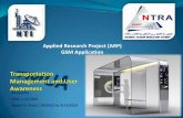 Applied Research Project (ARP) GSM Application - NTI ·  · 2013-03-08Applied Research Project (ARP) GSM Application 24 months Start: ... Project Plan Review Planning Phase ... Bus