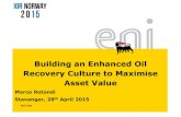 Building an Enhanced Oil Recovery Culture to … ROTONDI_Building an...EOR Mindset EOR Costs Building an Enhanced Oil Recovery Culture: Action Plan EOR Challenges & Solutions eni Successful