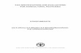 FAO SPECIFICATIONS AND EVALUATIONS FOR … · ETHOFUMESATE AQUEOUS SUSPO-EMULSION (JANUARY 2007) ... for the control of any given pest, ... ETHOFUMESATE AQUEOUS SUSPENSION CONCENTRATE