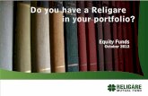 Do you have a Religare in your portfolio? - niveshsansar.com · Do you have a Religare in your portfolio? Equity Funds October 2012. As on 31st October, 2012 2 Religare PSU Equity
