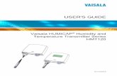 HMT120 User's Guide M211244EN-B - Vaisala User's... · USER'S GUIDE Vaisala HUMICAP® Humidity and Temperature Transmitter Series HMT120 M211244EN-B