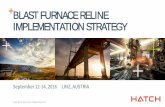 BLAST FURNACE RELINE IMPLEMENTATION STRATEGYm-n.marketing/downloads/conferences/ecic2016... ·  · 2016-10-19Front End Loading - ... Project responsibility matrix • Approvals and