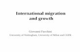 International migration and growth - cepr.orgcepr.org/sites/default/files/events/Facchini.pdf · • Turkish natives ... •Focus on ethnic inventors •Analysis is carried out at