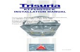 KT-PENSTOCK INSTALLATION MANUAL - Trisuriatrisuria.com.my/admin/Penstock Installation Manual.pdf · KT-PENSTOCK INSTALLATION MANUAL Design under JKR20200-0108-01 specification accordance