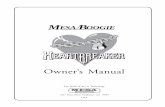 MESA BOOGIE Manuals/Heartbreaker.pdf · MESA BOOGIE Owner’s Manual The Spirit of Art in Technology 1317 Ross Street Petaluma, CA 9495 USA